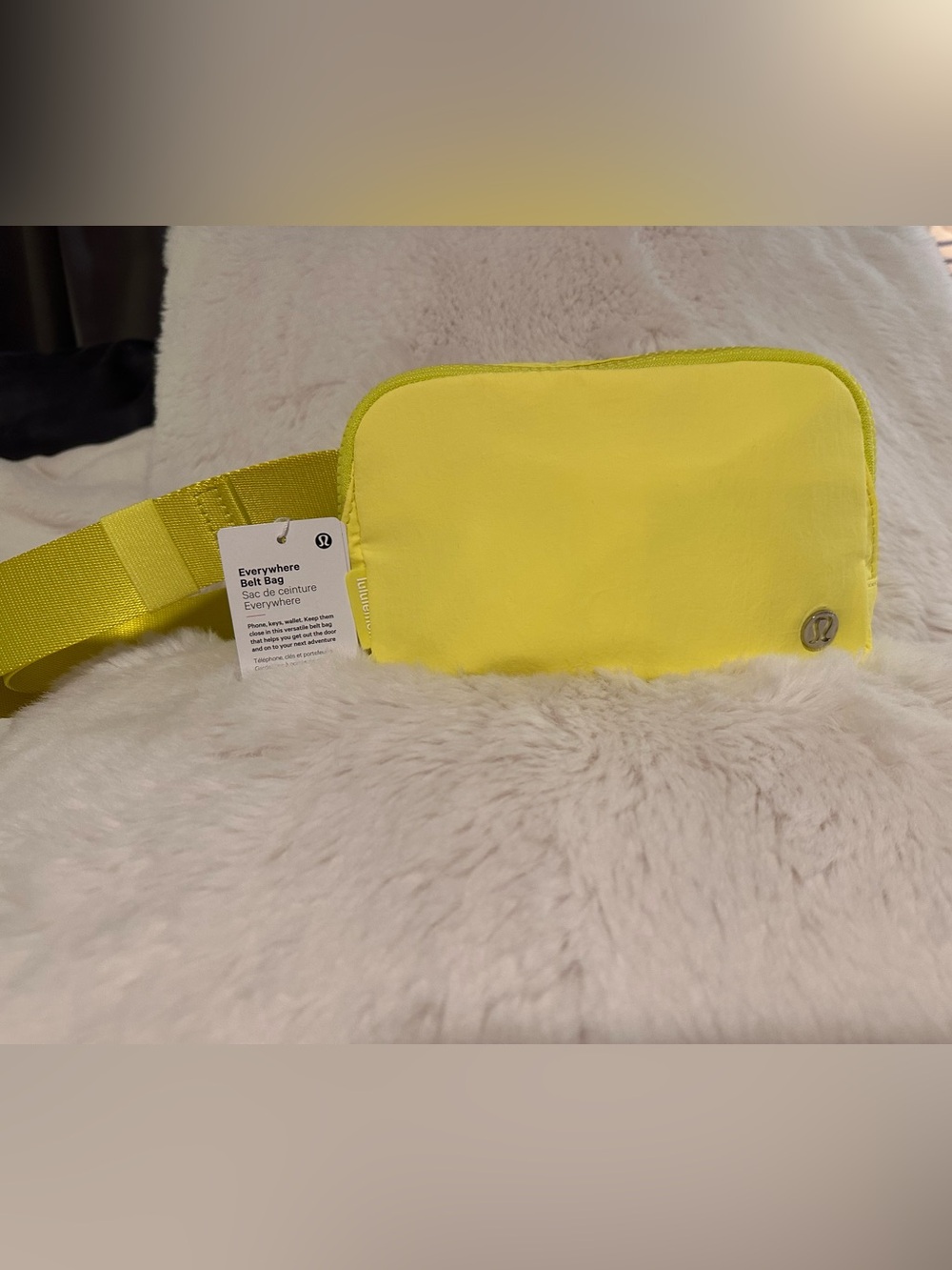 Authentic NWT Lululemon Bright Yellow Everywhere Belt Bag 1L